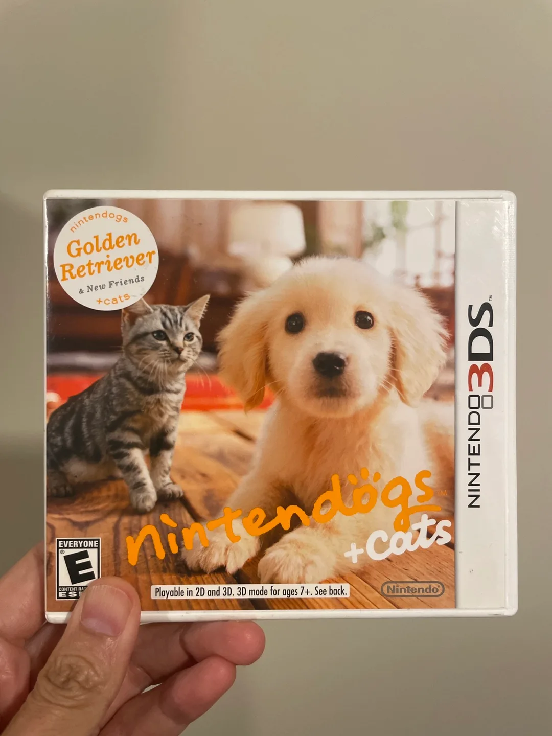 Nintendogs + Cats: Golden Retriever 3DS Game