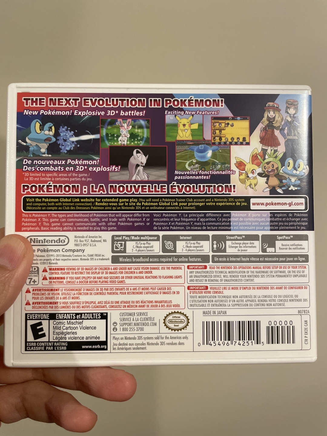 Pokémon Y - Nintendo 3DS Game - photo 2