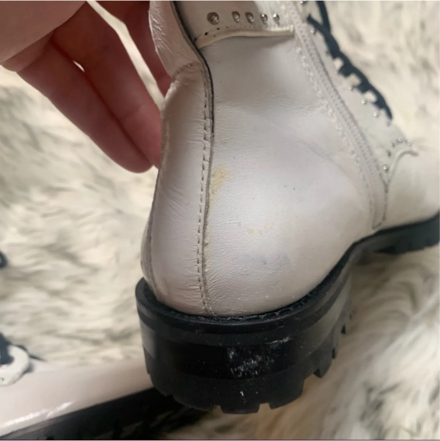 Rebecca Minkoff Jaiden stud combat boots size 8.5 image indicator(10)