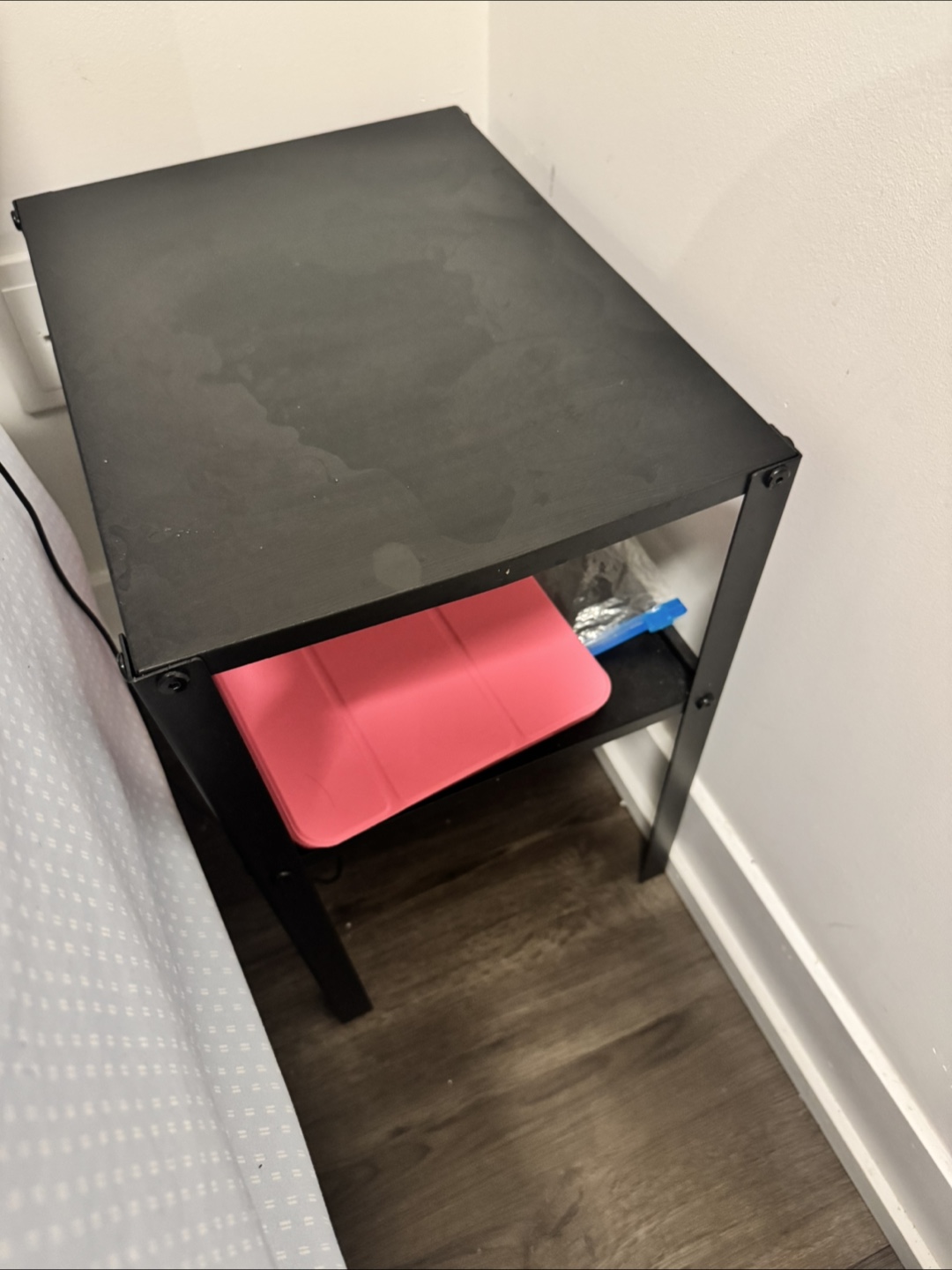 2 IKEA KNARREVIK Nightstand, Black - photo 2