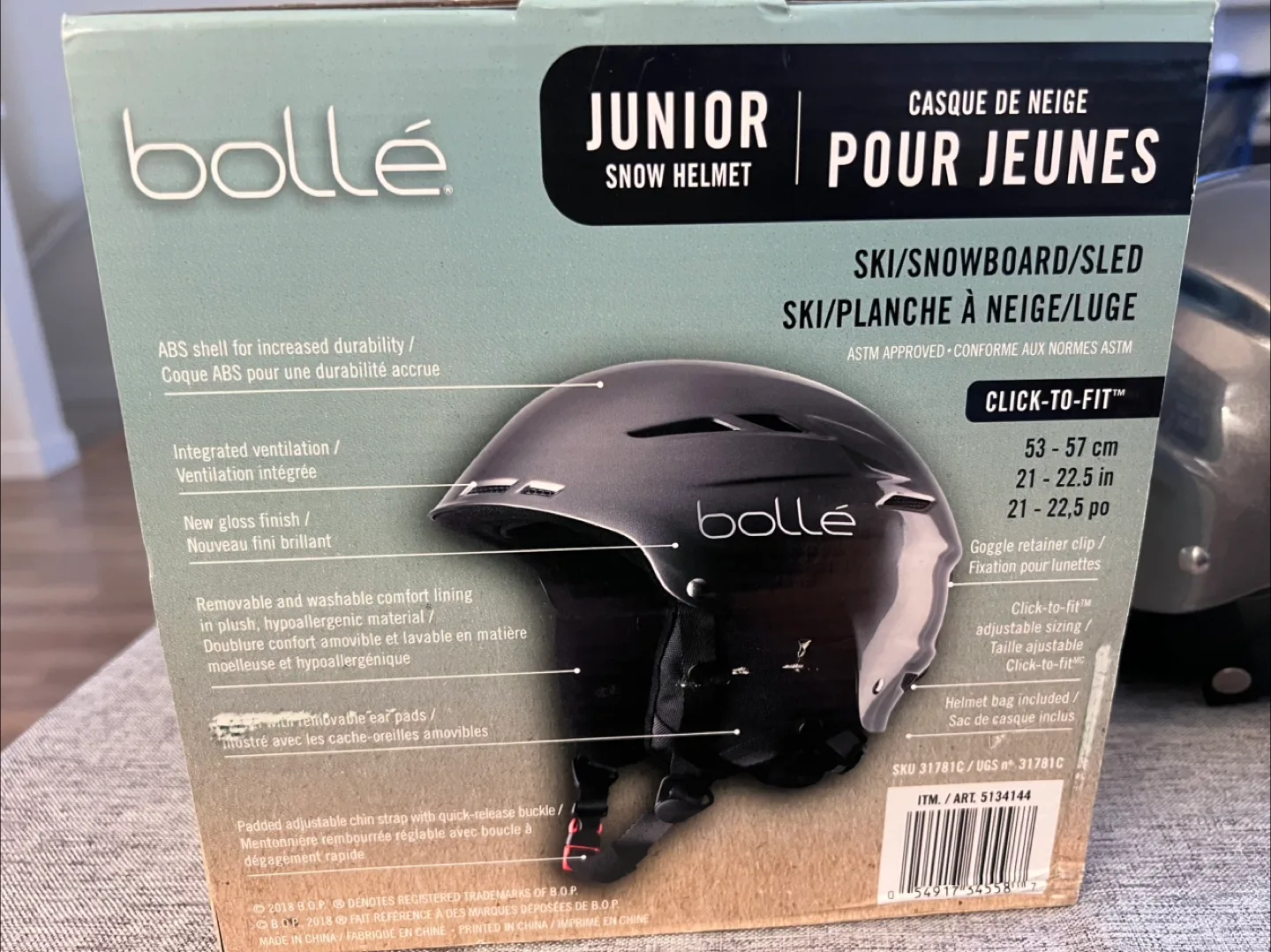 Bollé Junior Snow Helmet 53-57 cm image indicator(4)