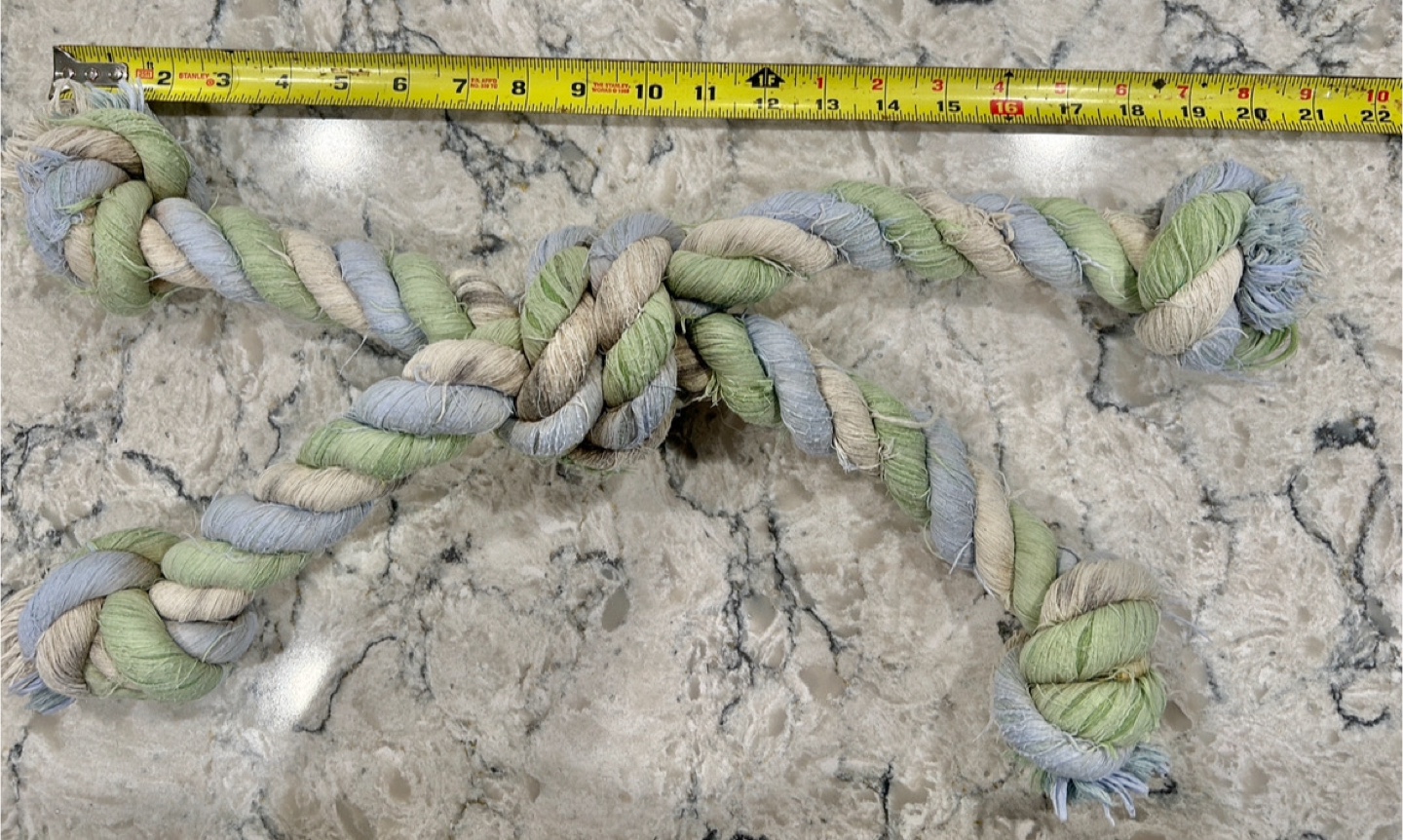 Gently Used Large Multi Ended Dog Rope Tug Toy - photo 2