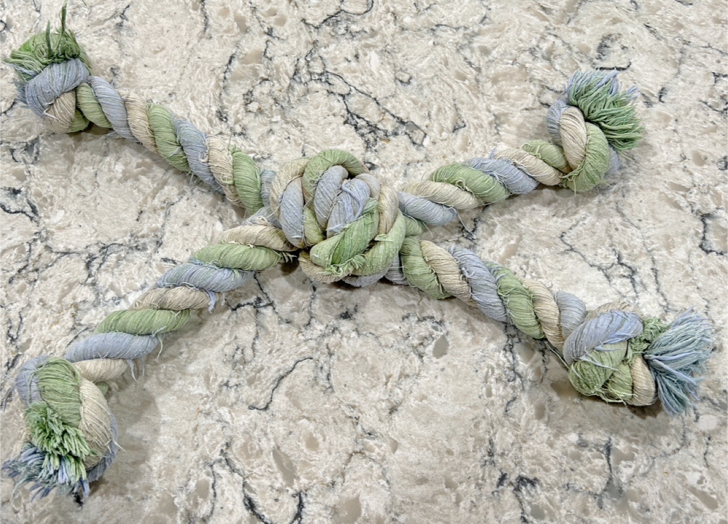 Gently Used Large Multi Ended Dog Rope Tug Toy