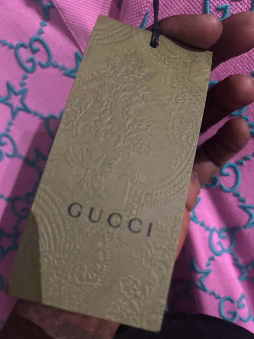 Gucci Pink Polo Shirt thumbnail