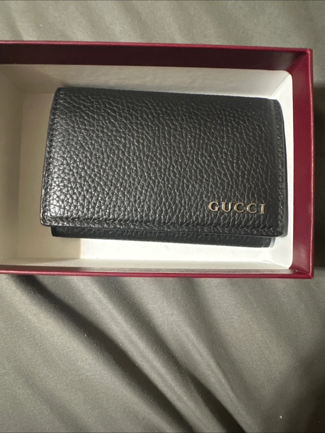 Gucci Black Leather Wallet with Box thumbnail