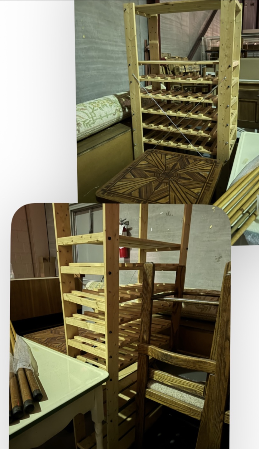 Wooden Shelving Unit - photo 2