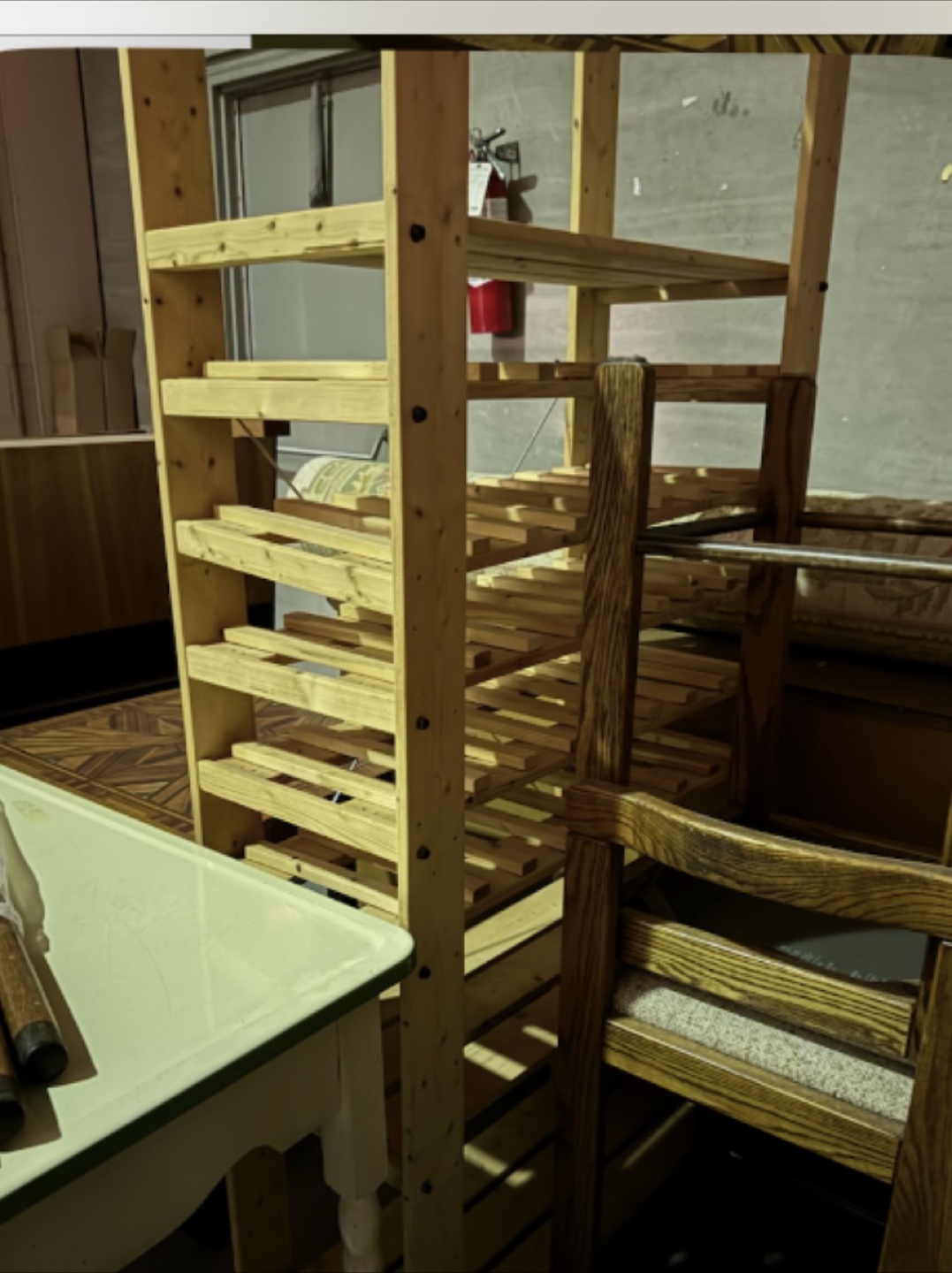 Wooden Shelving Unit