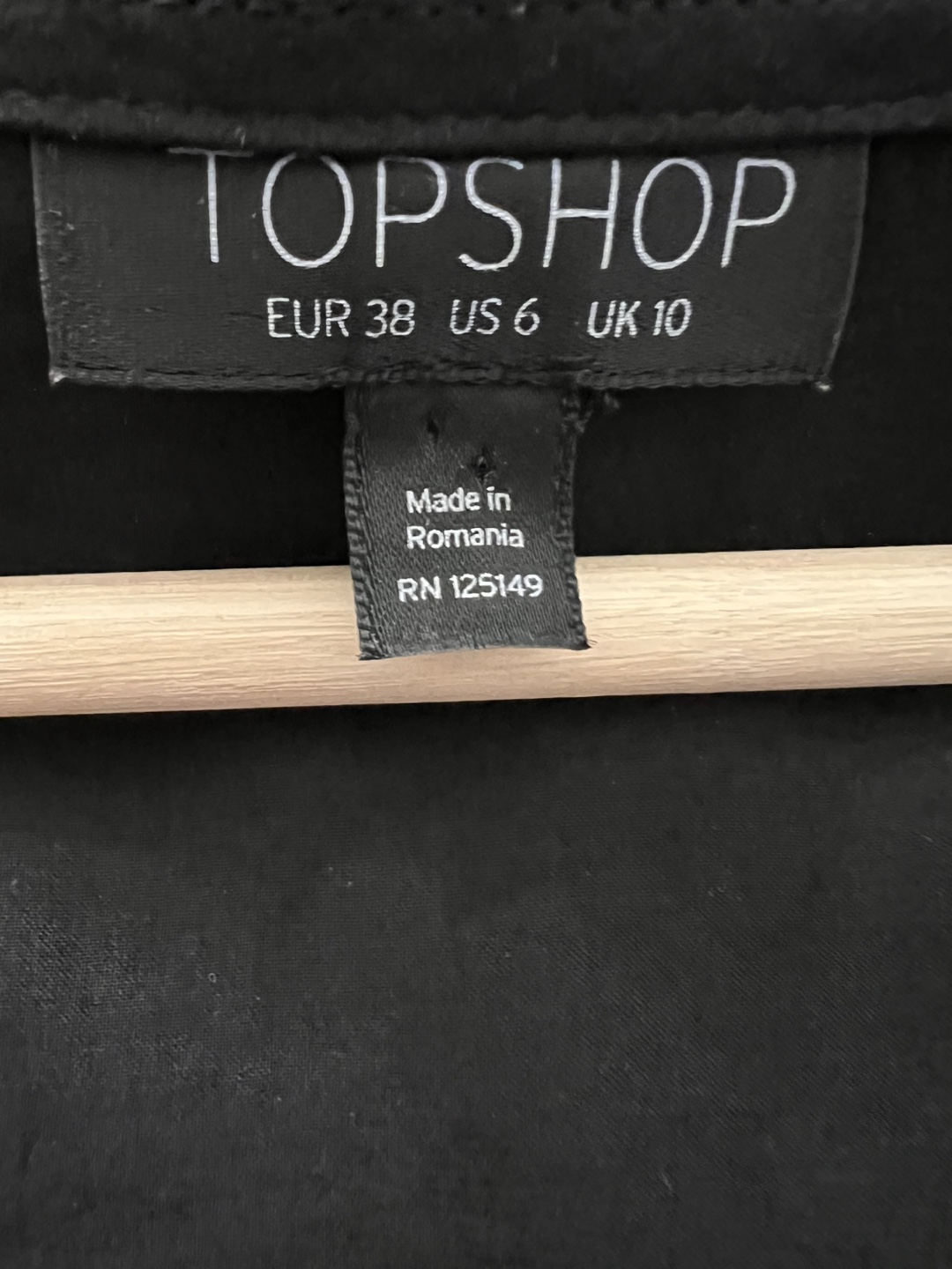 Topshop Black Wrap Blouse - Size US 6 - photo 3