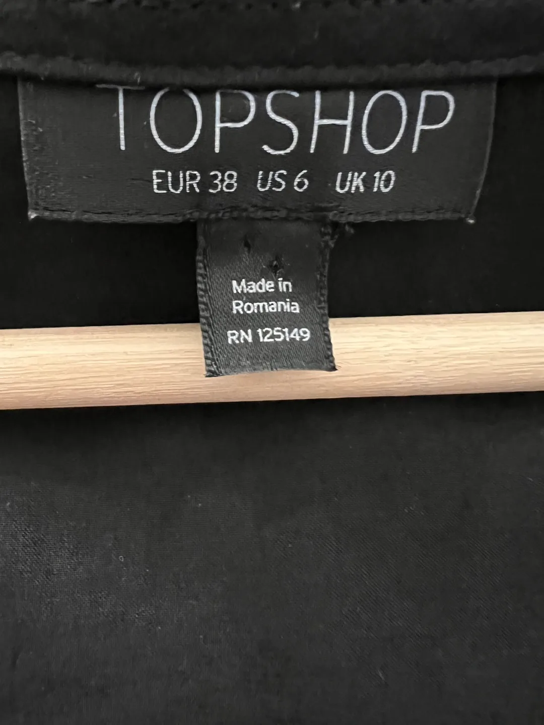 Topshop Black Wrap Blouse - Size US 6 image indicator(3)