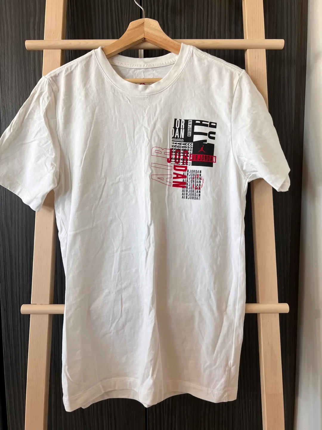 Air Jordan White Graphic Tee - Size S
