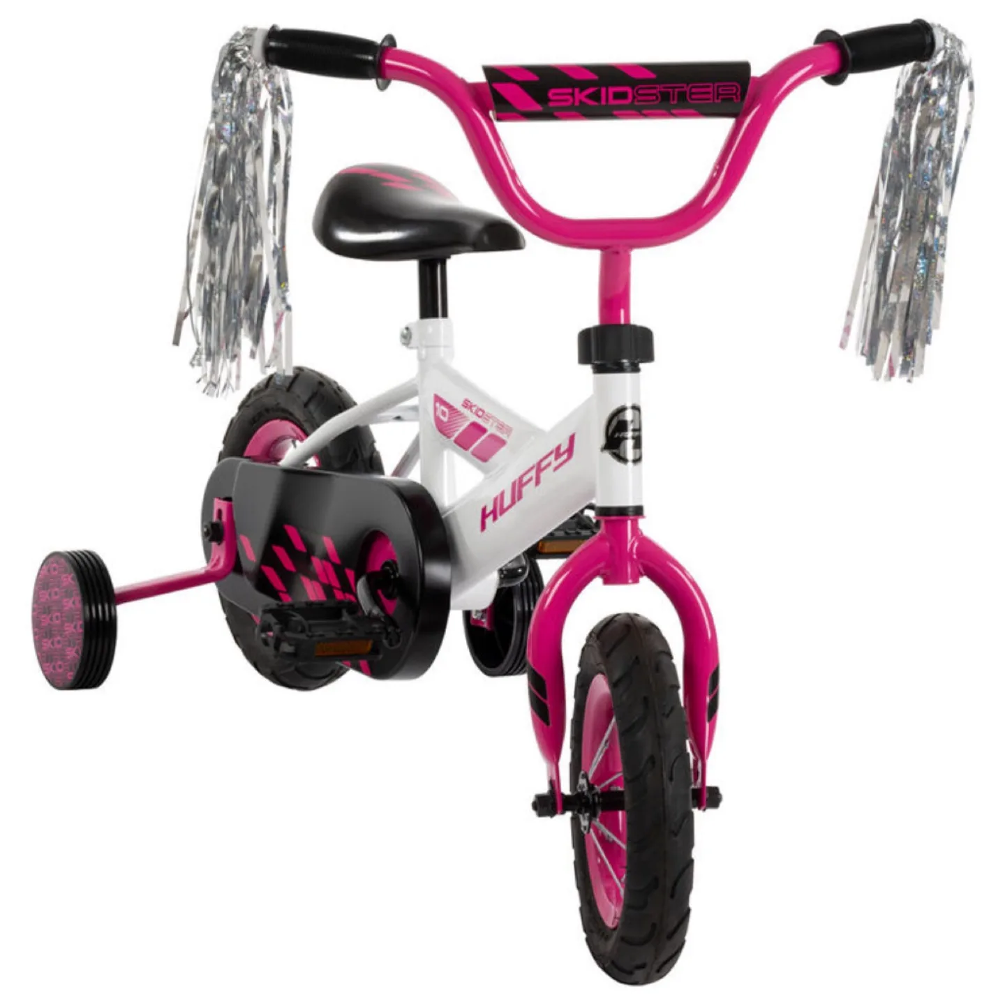 Huffy Skidster 10" Kids Bike - White & Pink image indicator(4)