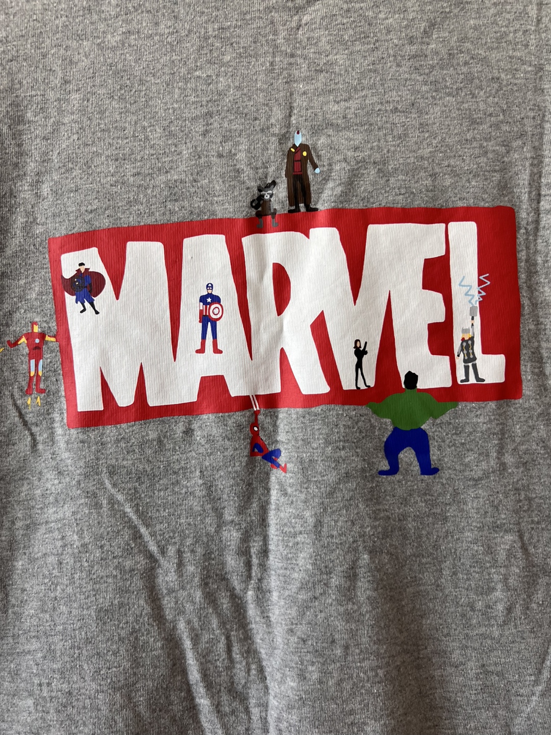 Uniqlo x Marvel Avengers Grey Tee - Size S - photo 2