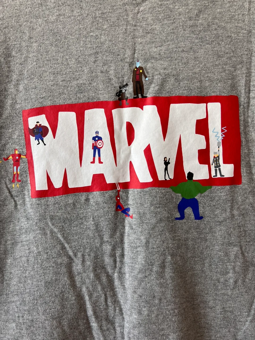 Uniqlo x Marvel Avengers Grey Tee - Size S image indicator(2)