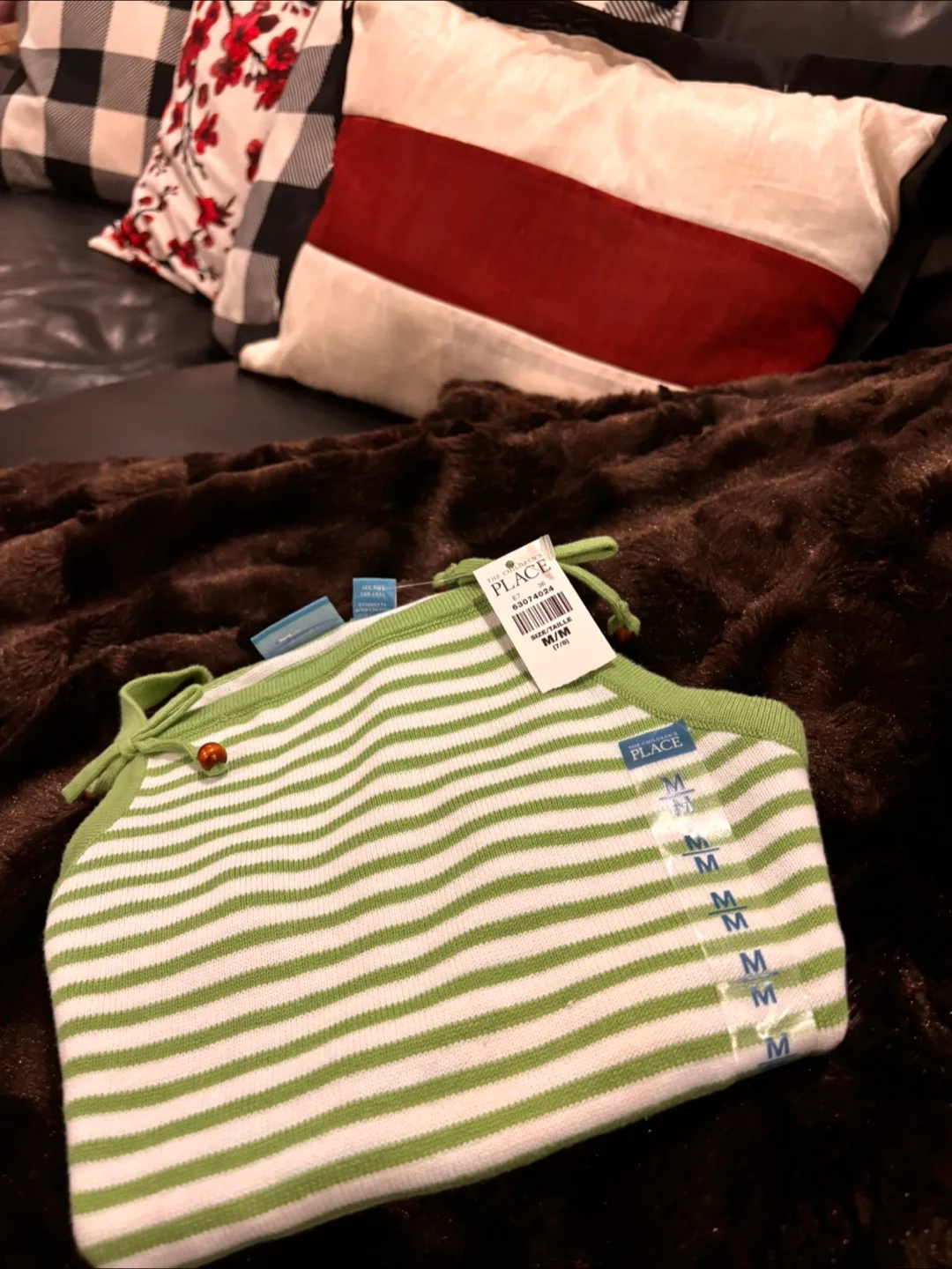 The Children's Place Striped Tank Top - Size M (7/8) - New image indicator(3)