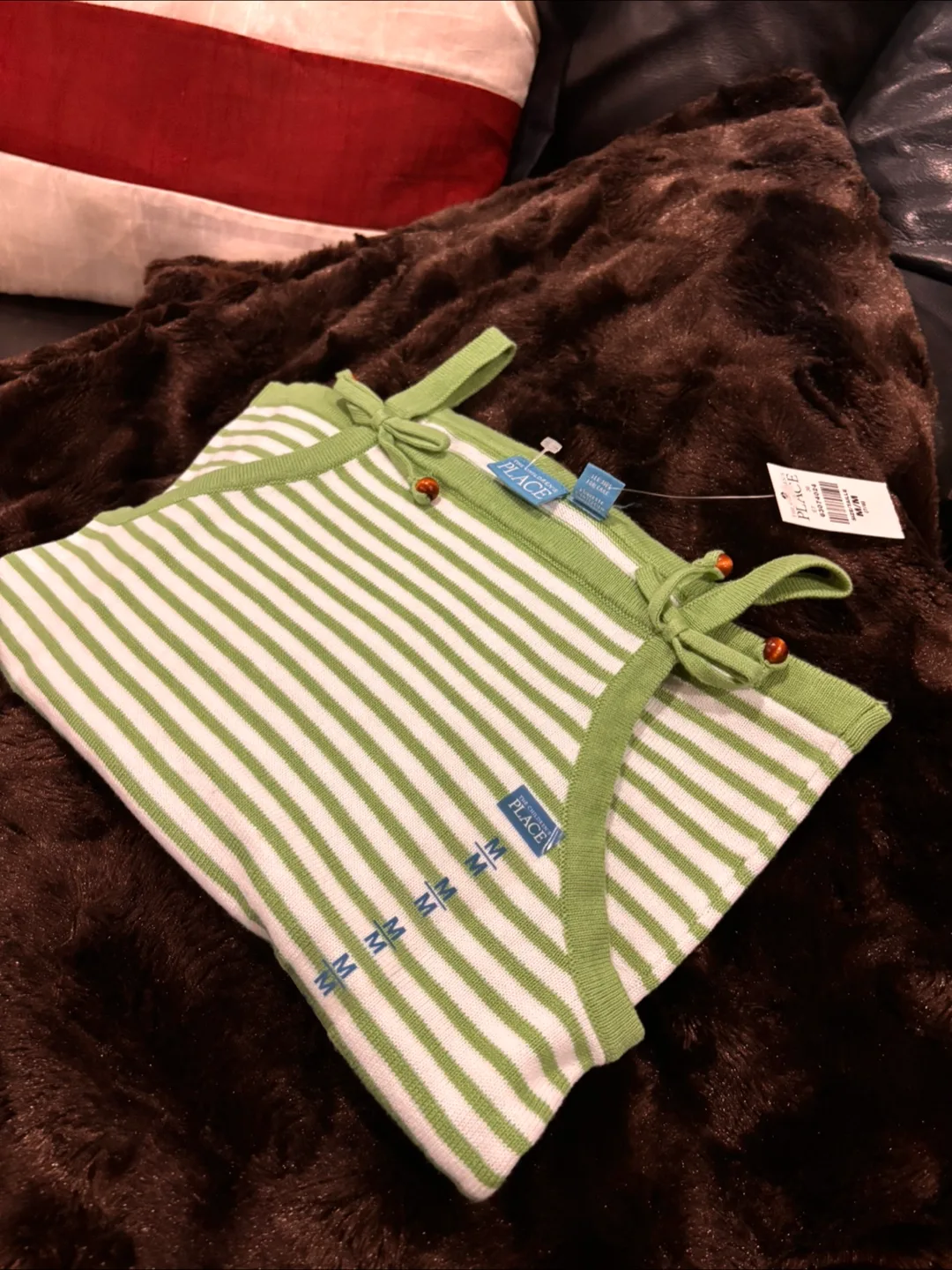 The Children's Place Striped Tank Top - Size M (7/8) - New thumbnail