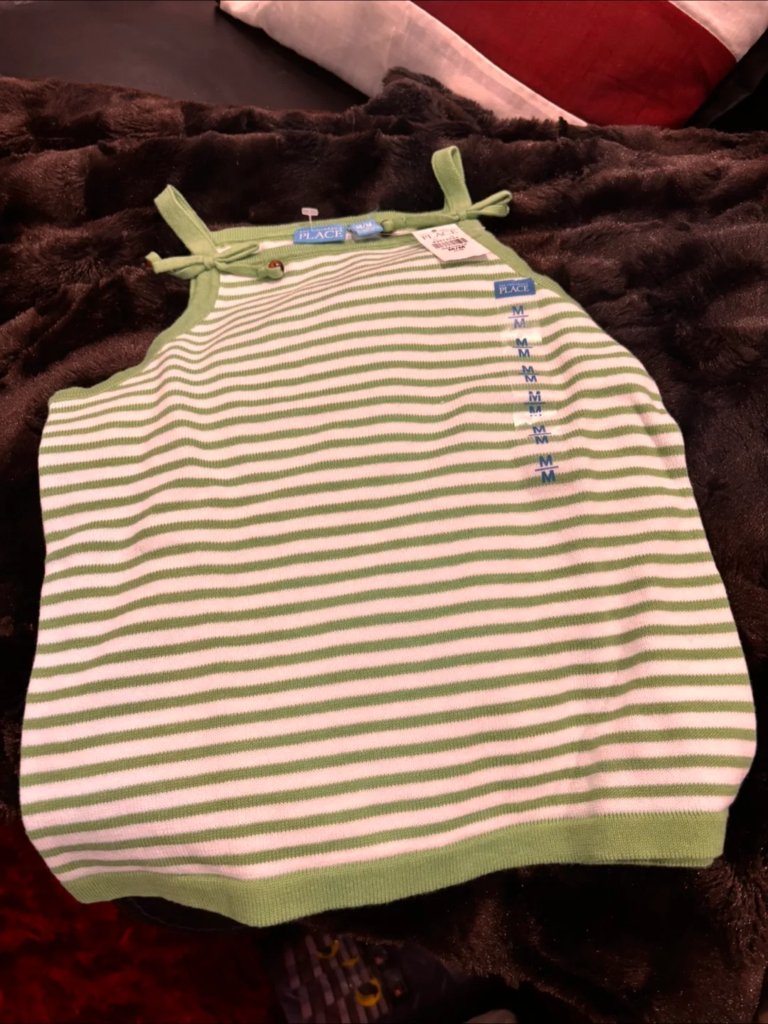 The Children's Place Striped Tank Top - Size M (7/8) - New image indicator(4)