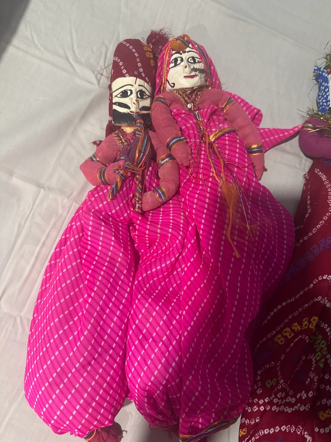 Handmade Rajasthani Puppets (Set of 4) image indicator(2)