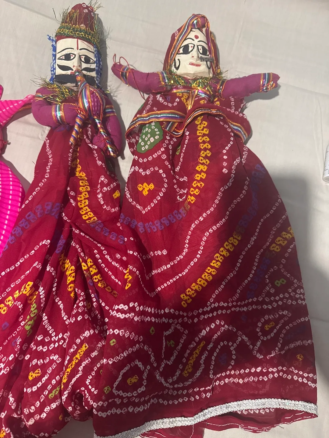 Handmade Rajasthani Puppets (Set of 4) image indicator(3)