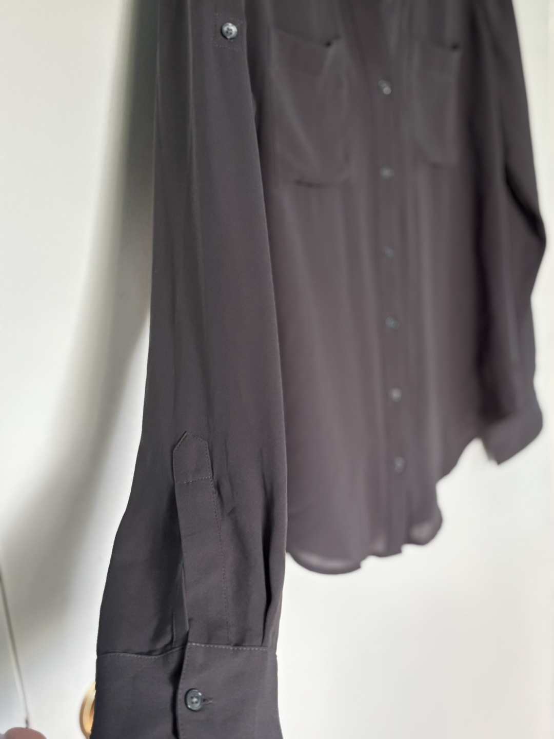 Banana Republic Charcoal Grey Blouse - photo 4