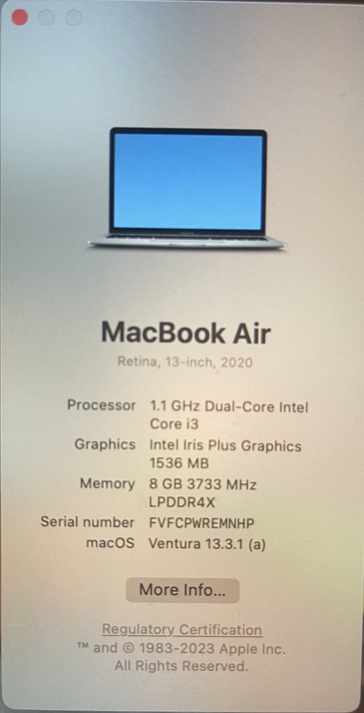 MacBook Air 13-inch, 2020 - photo 4