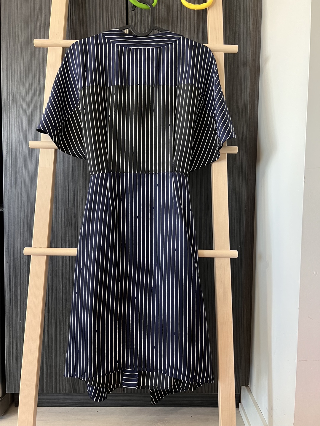 Diane von Furstenberg Striped Silk Dress Size P - photo 2