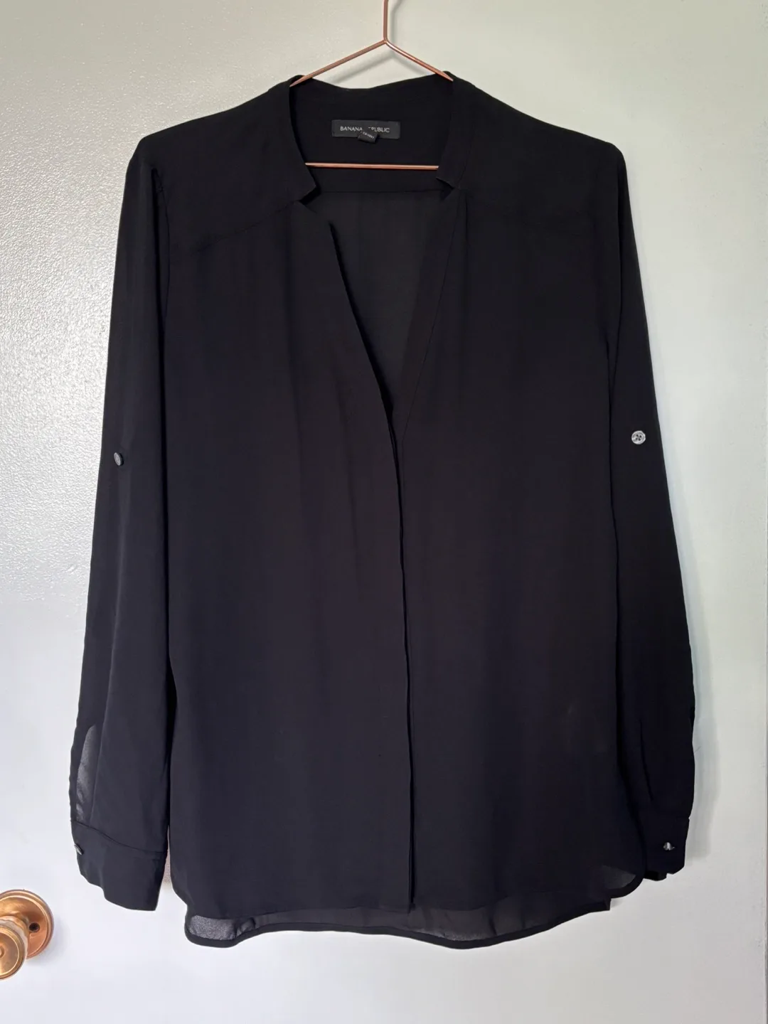 Banana Republic Black Blouse thumbnail