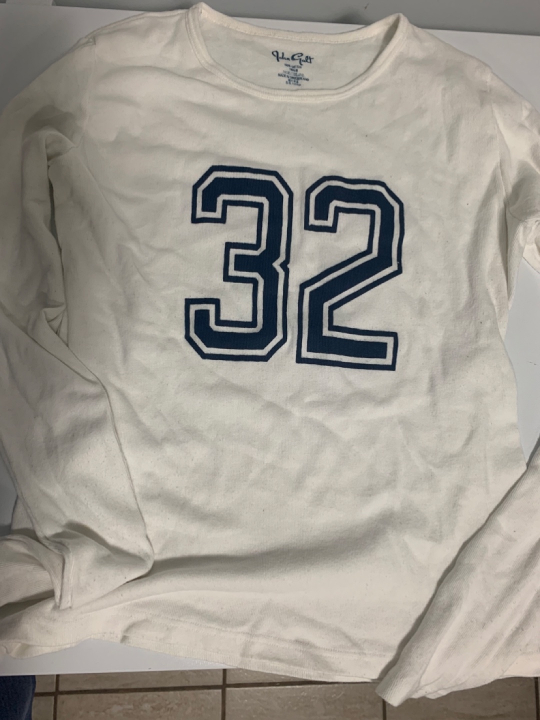 Brandy Melville White Long Sleeve Top - Size S - photo 2