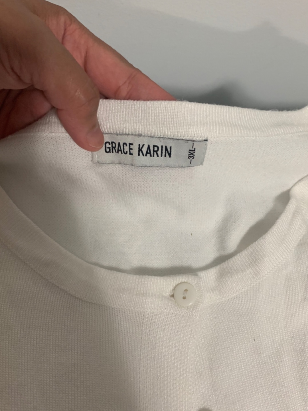 Grace Karin White Cardigan - Size 3XL - photo 2