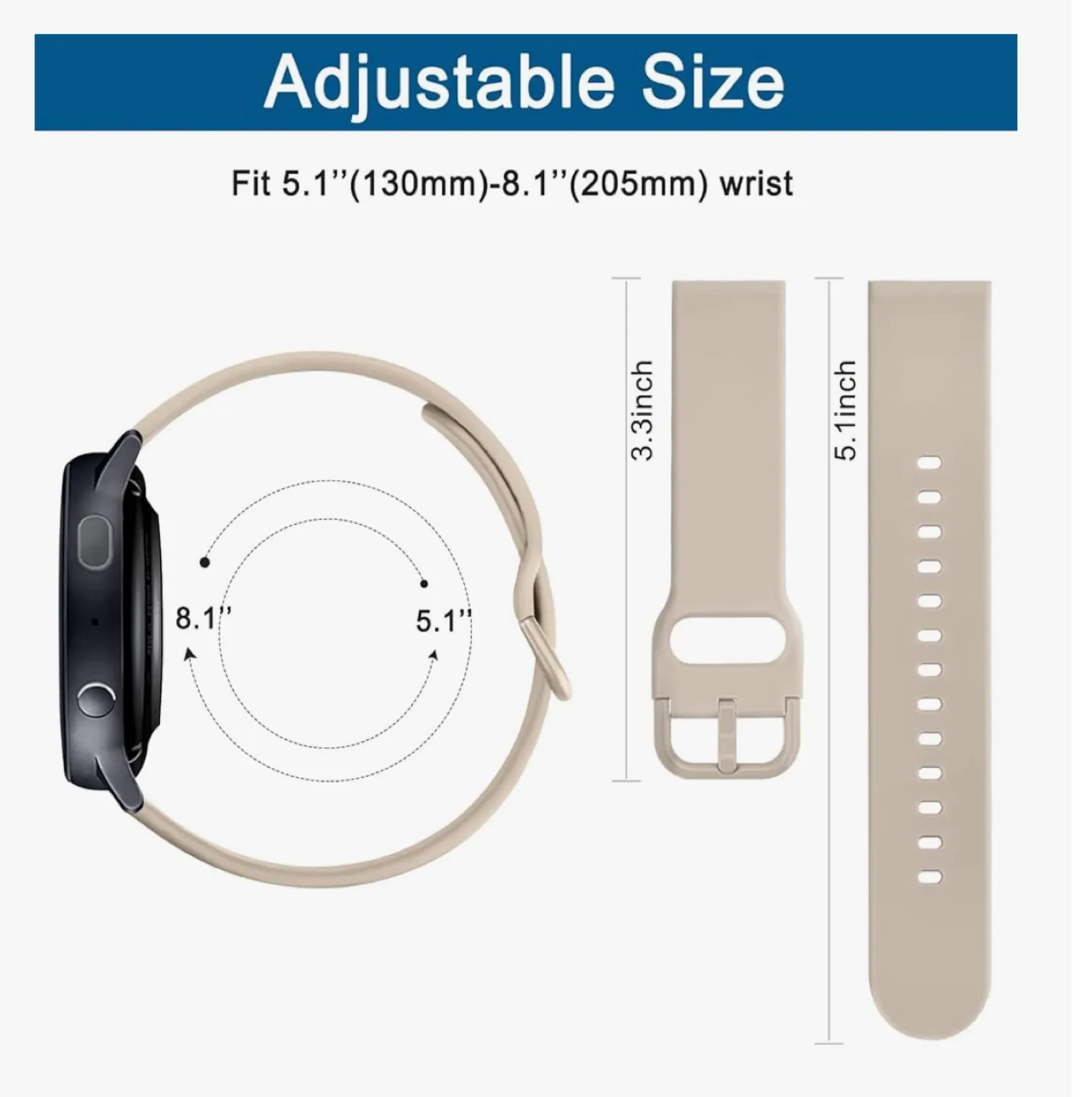 3 pcs Silicone Watch Bands image indicator(2)
