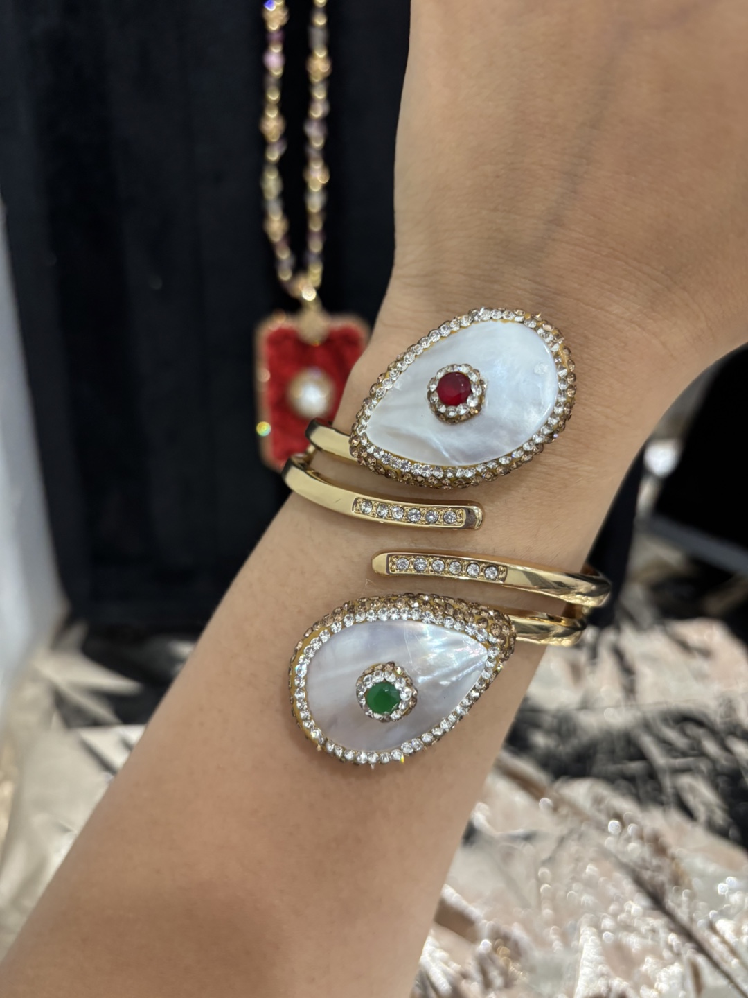 Turkish Gemstone Cuff Bracelets - photo 4