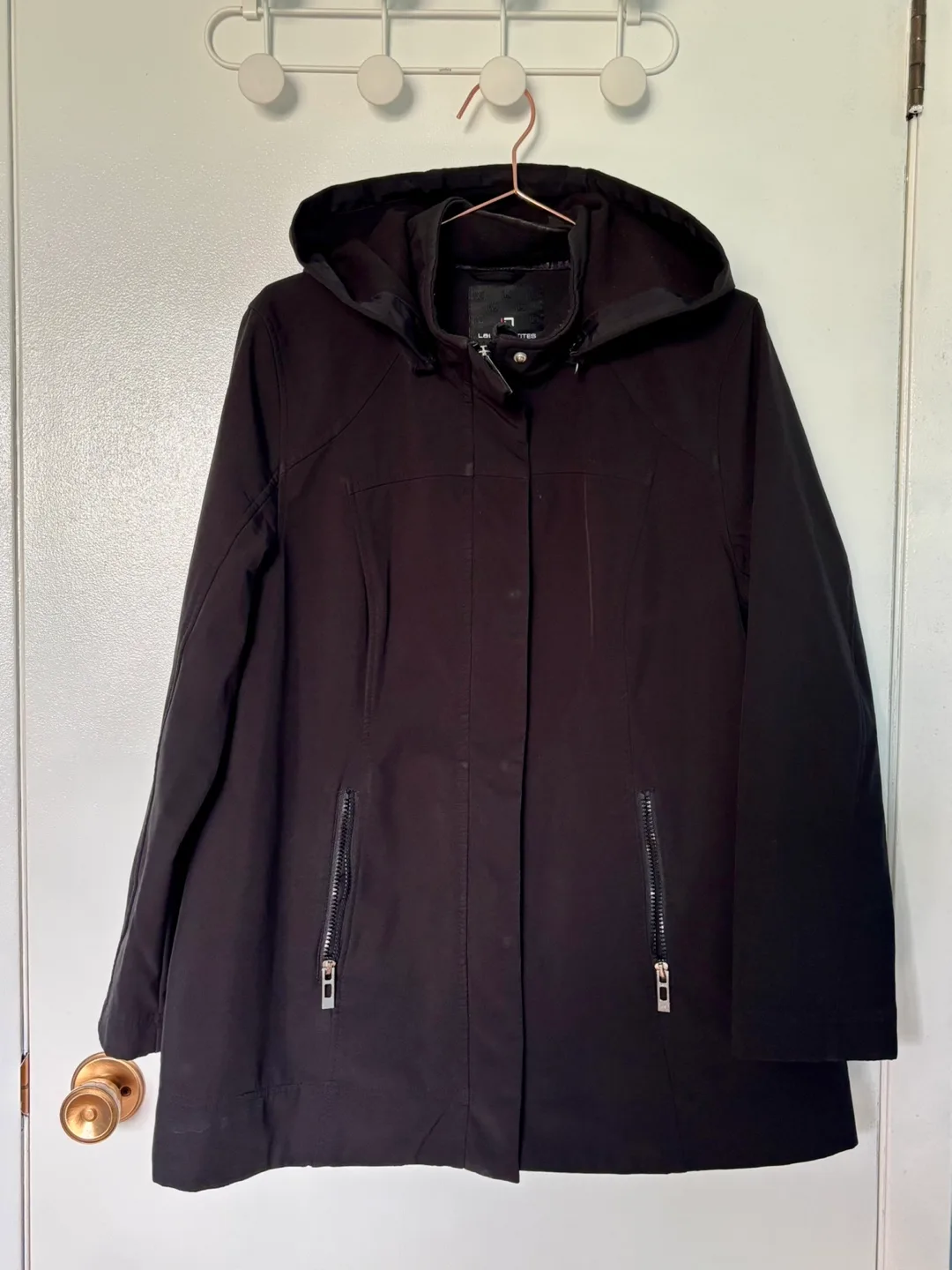 LAURA Black Hooded Jacket thumbnail