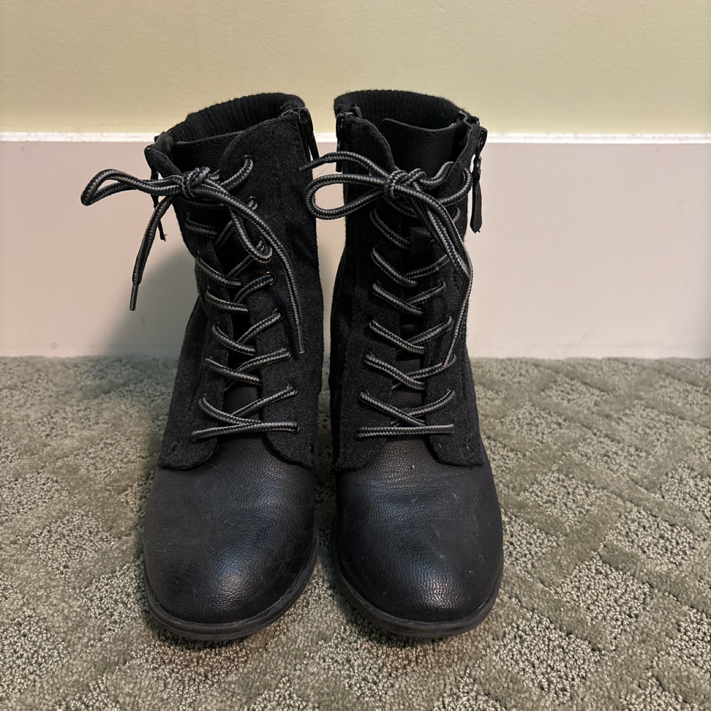 Call It Spring Black Heeled Boots