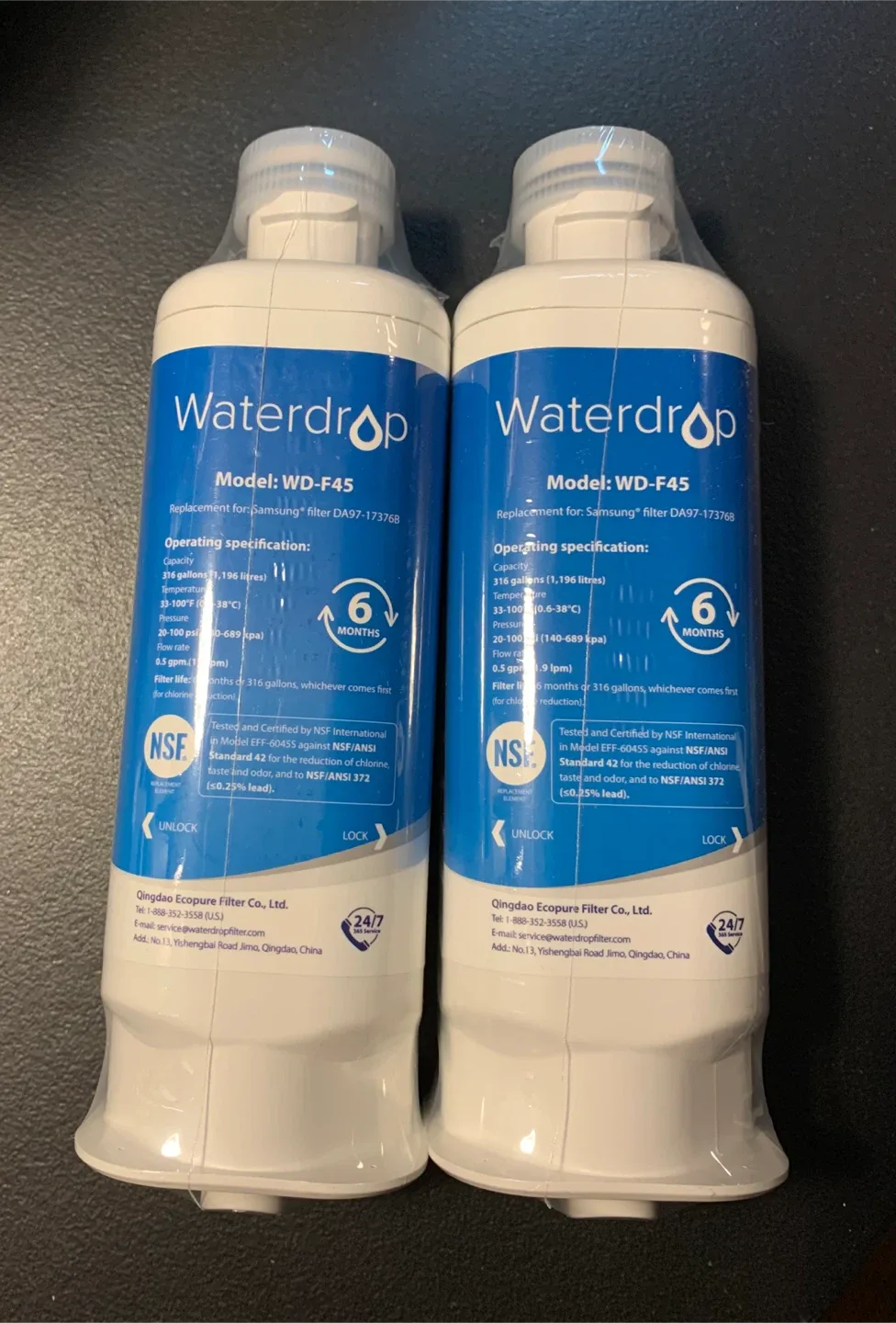 Waterdrop WD-F45 Samsung Filter Replacement - New thumbnail