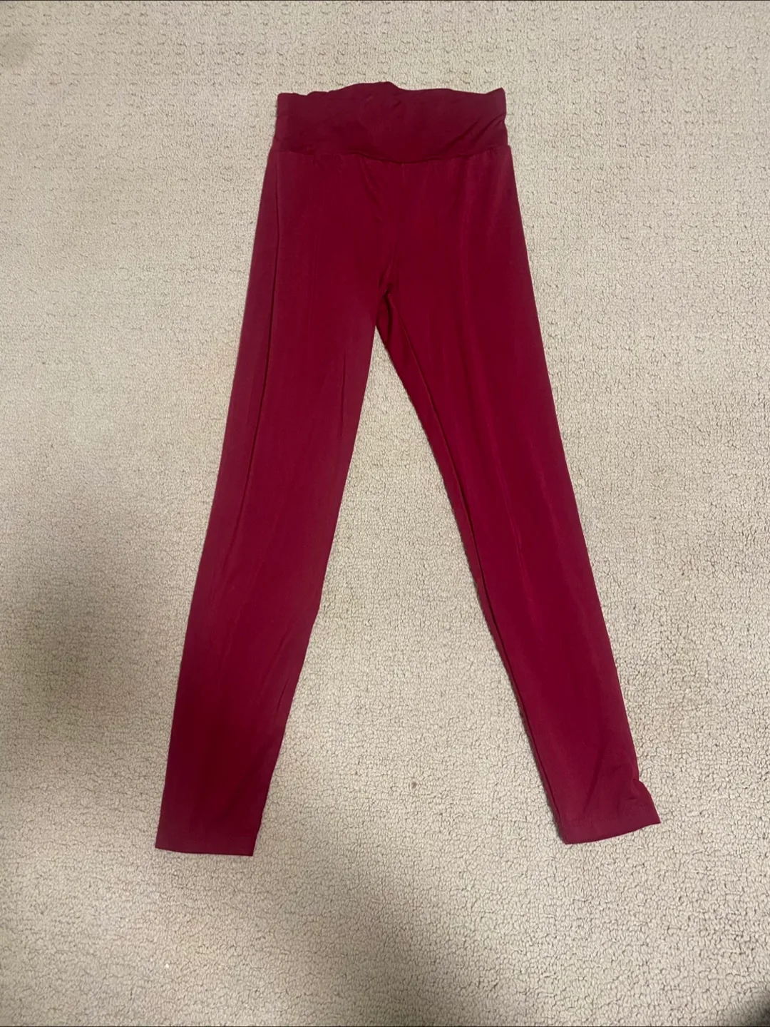 Burgundy Leggings - Lace image indicator(3)