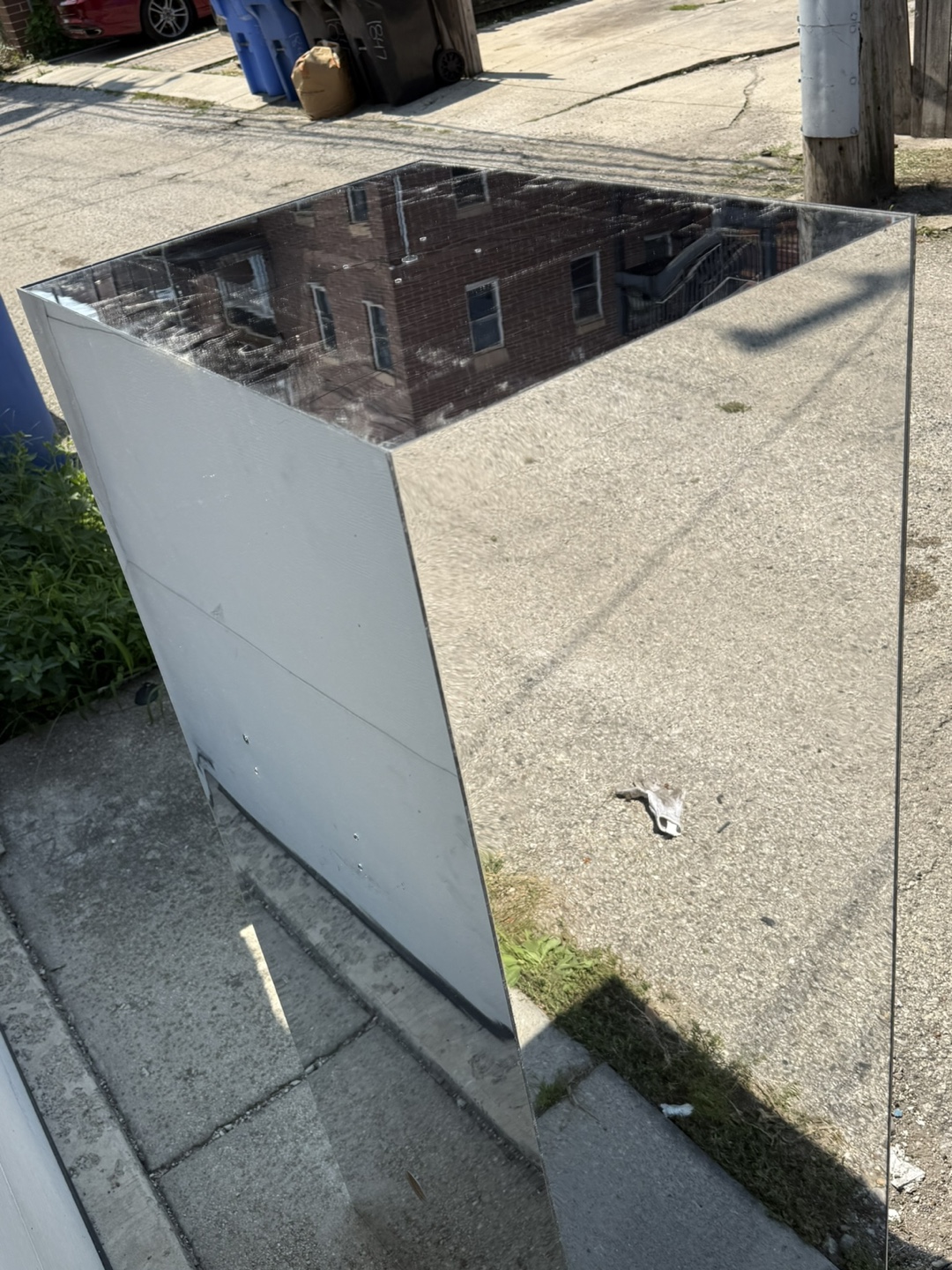 56”H mirrored pedestal/display piece LARGE - photo 5