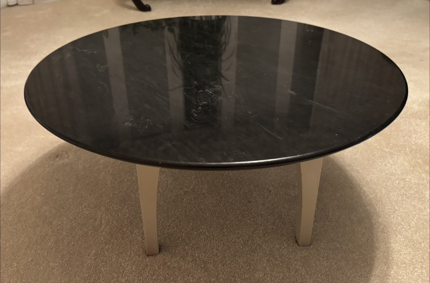 Round marble Bar Table Top