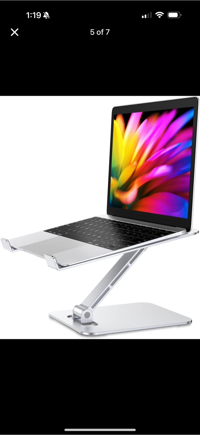 Adjustable Laptop Stand - Fits 10" to 16" Laptops - photo 2