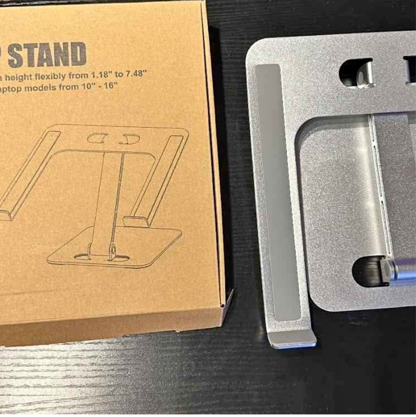 Adjustable Laptop Stand - Fits 10" to 16" Laptops - photo 5