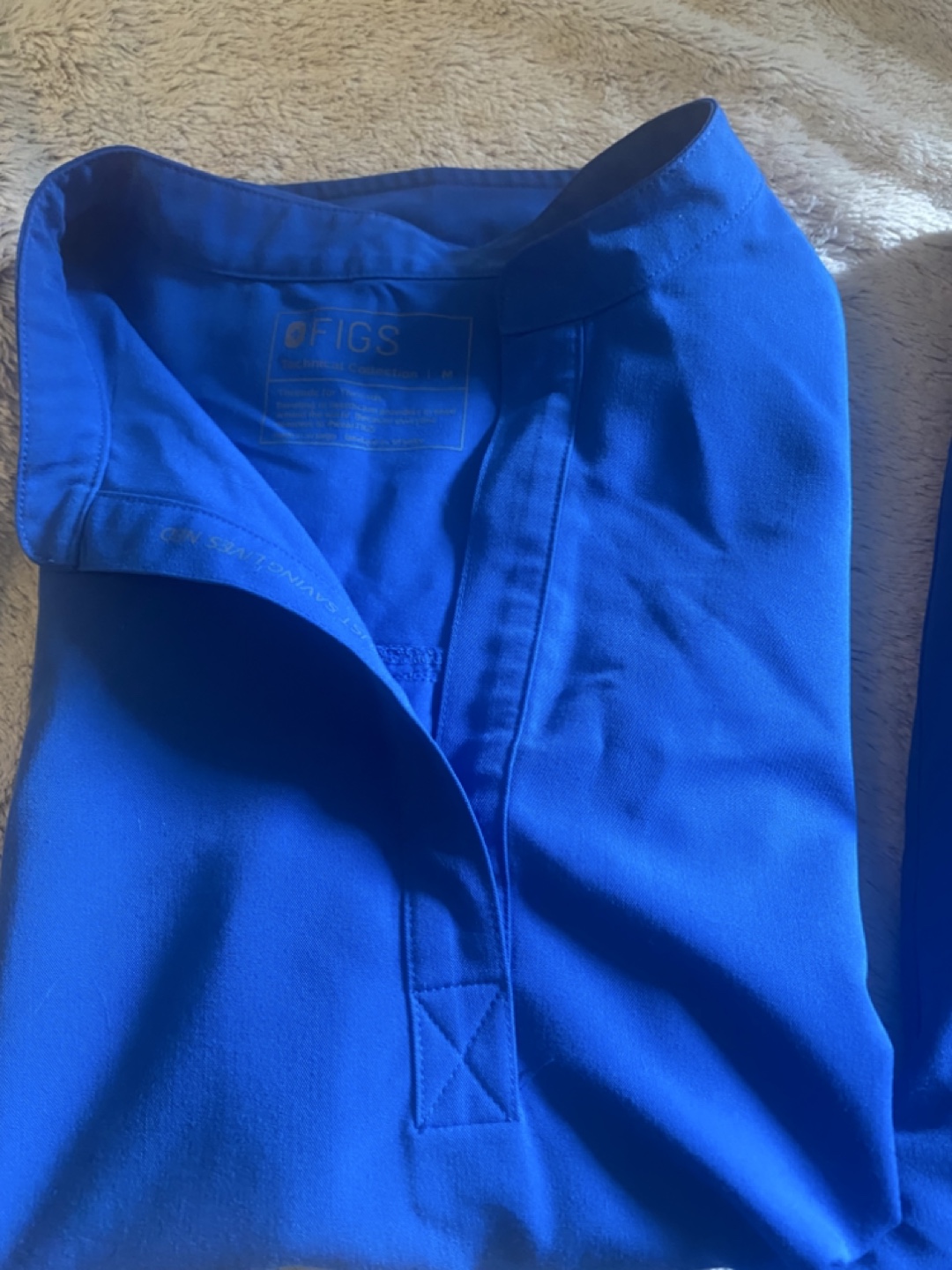 FIGS Scrub Set - Royal Blue - Size M