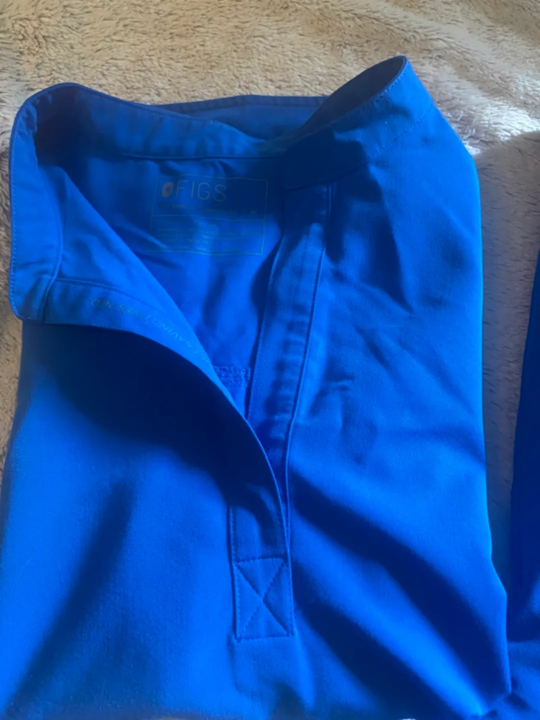 FIGS Scrub Set - Royal Blue - Size M