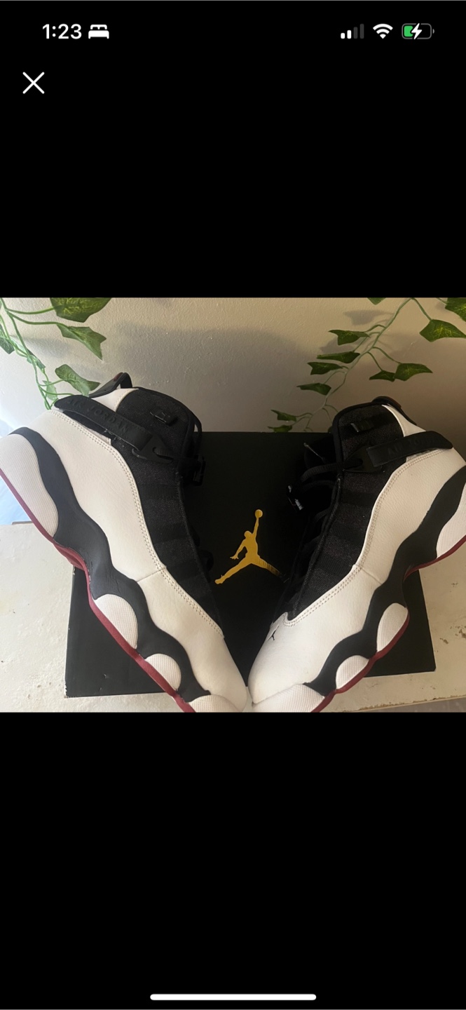Air Jordan 6 Rings - Black/White - photo 3