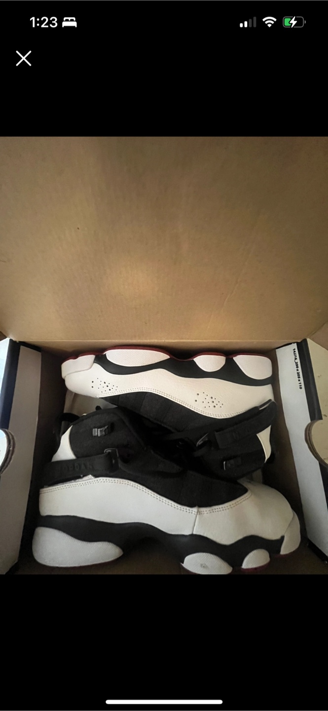 Air Jordan 6 Rings - Black/White - photo 4