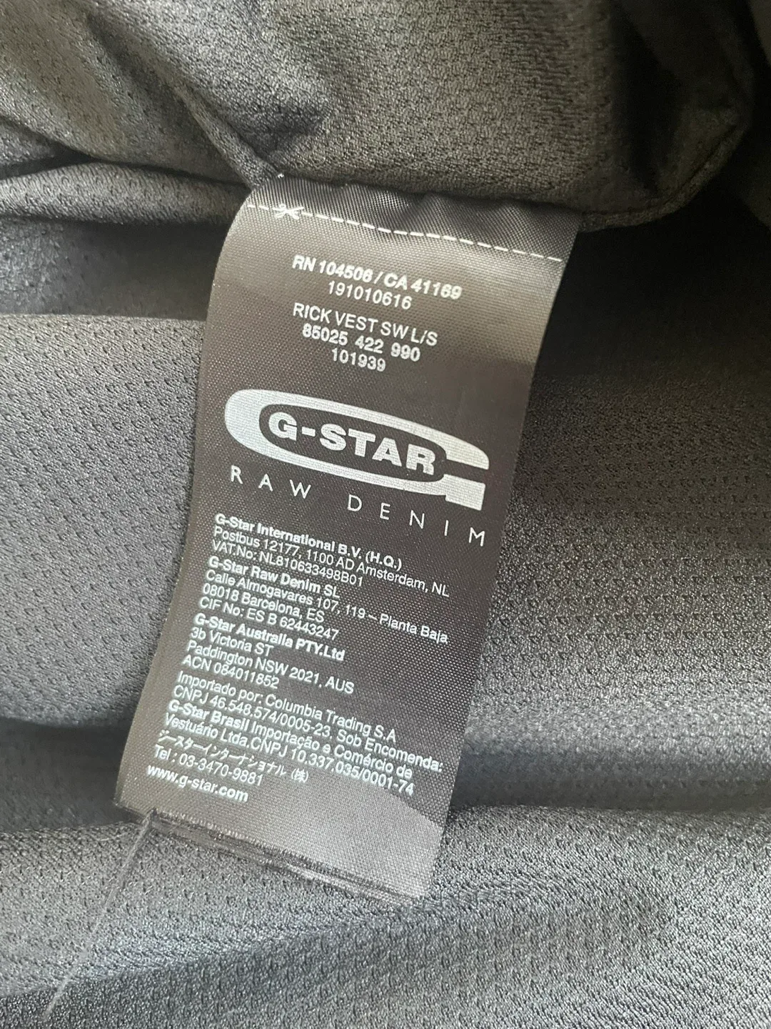 G-Star RAW Black Jacket Size L image indicator(8)