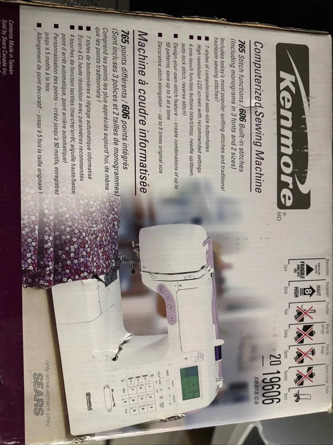 Kenmore 19606 Computerized Sewing Machine image indicator(2)