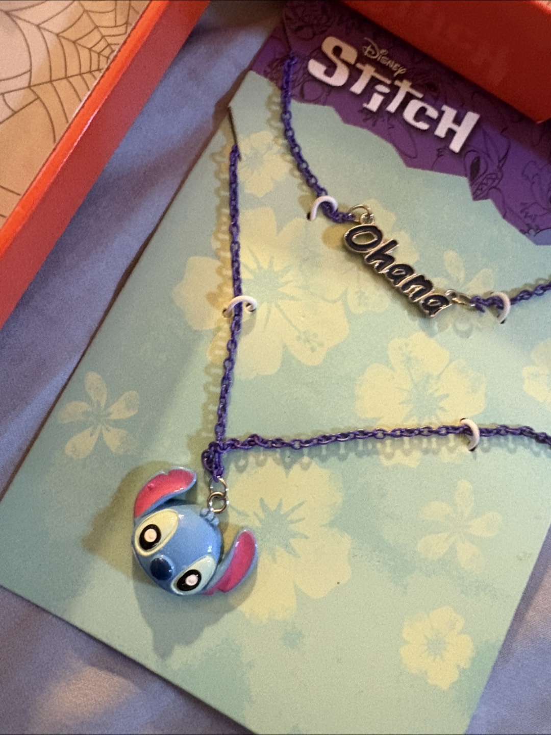 Disney Stitch Necklace & Halloween Earrings Set - photo 4