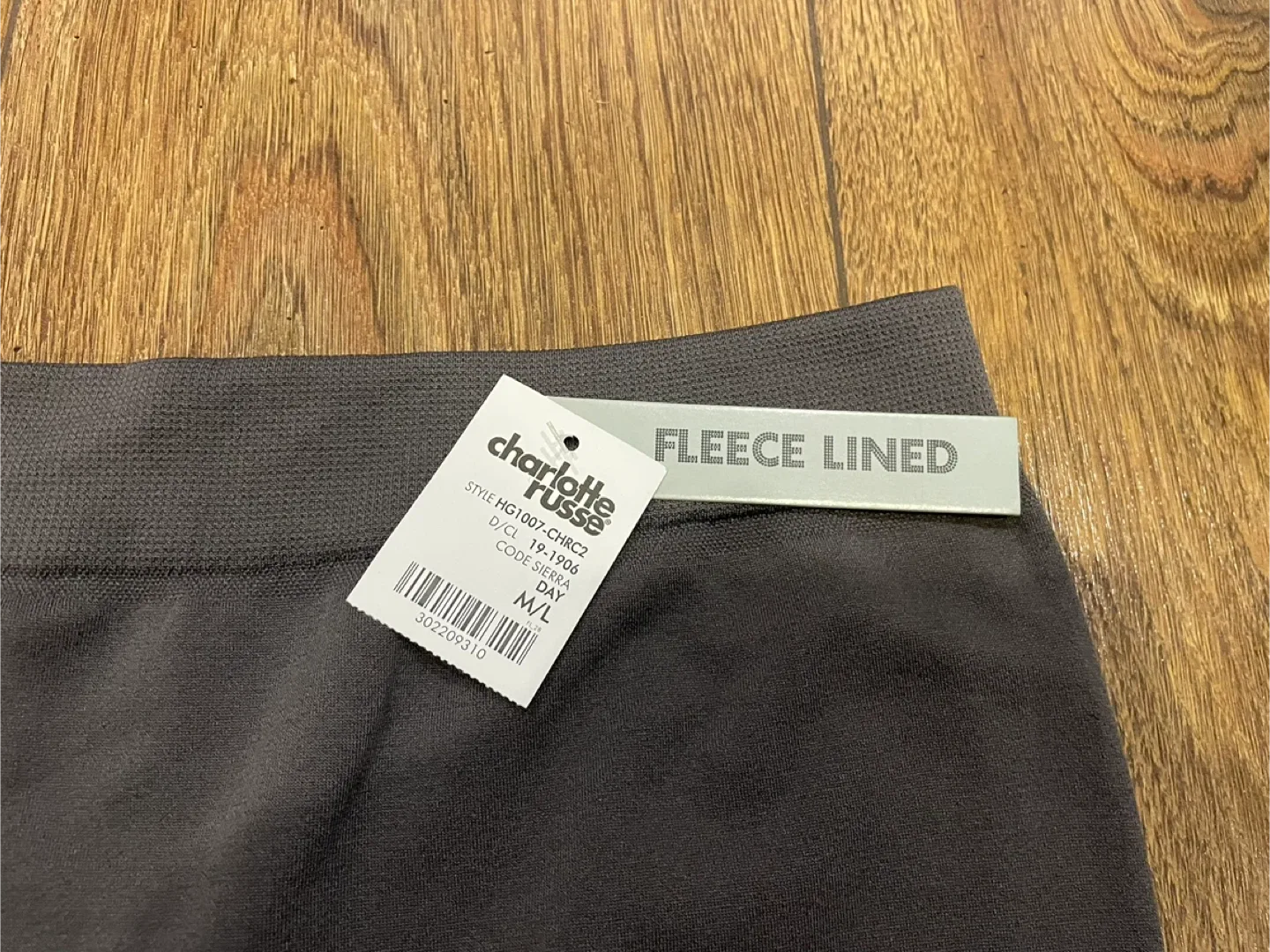 Charlotte Russe Fleece Lined Leggings - M/L image indicator(3)