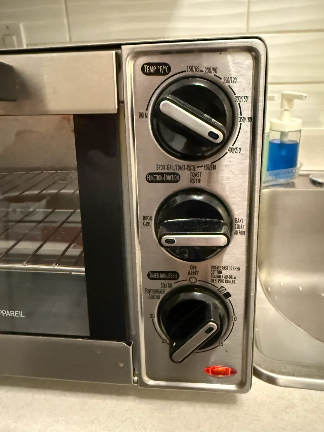 Hamilton Beach Toaster Oven - Model 31401C image indicator(2)