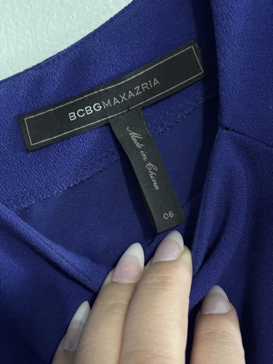 BCBGMAXAZRIA Blue Purple Dress - photo 4