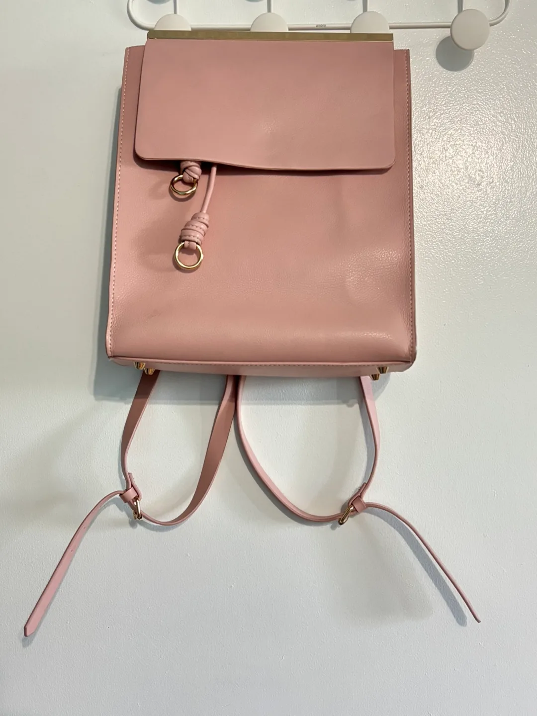 Zara Pink Backpack thumbnail