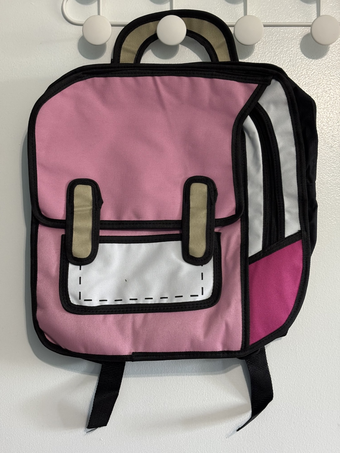 2D Cartoon Backpack (It’s a Real Backpack I Promise…)